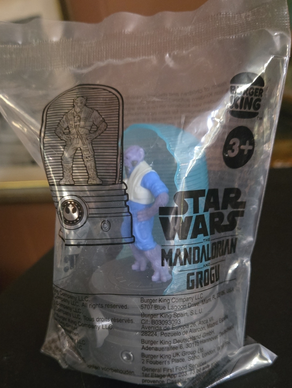 Star Wars The Mandalorian & Grogu Kids Figure - Blue/Purple